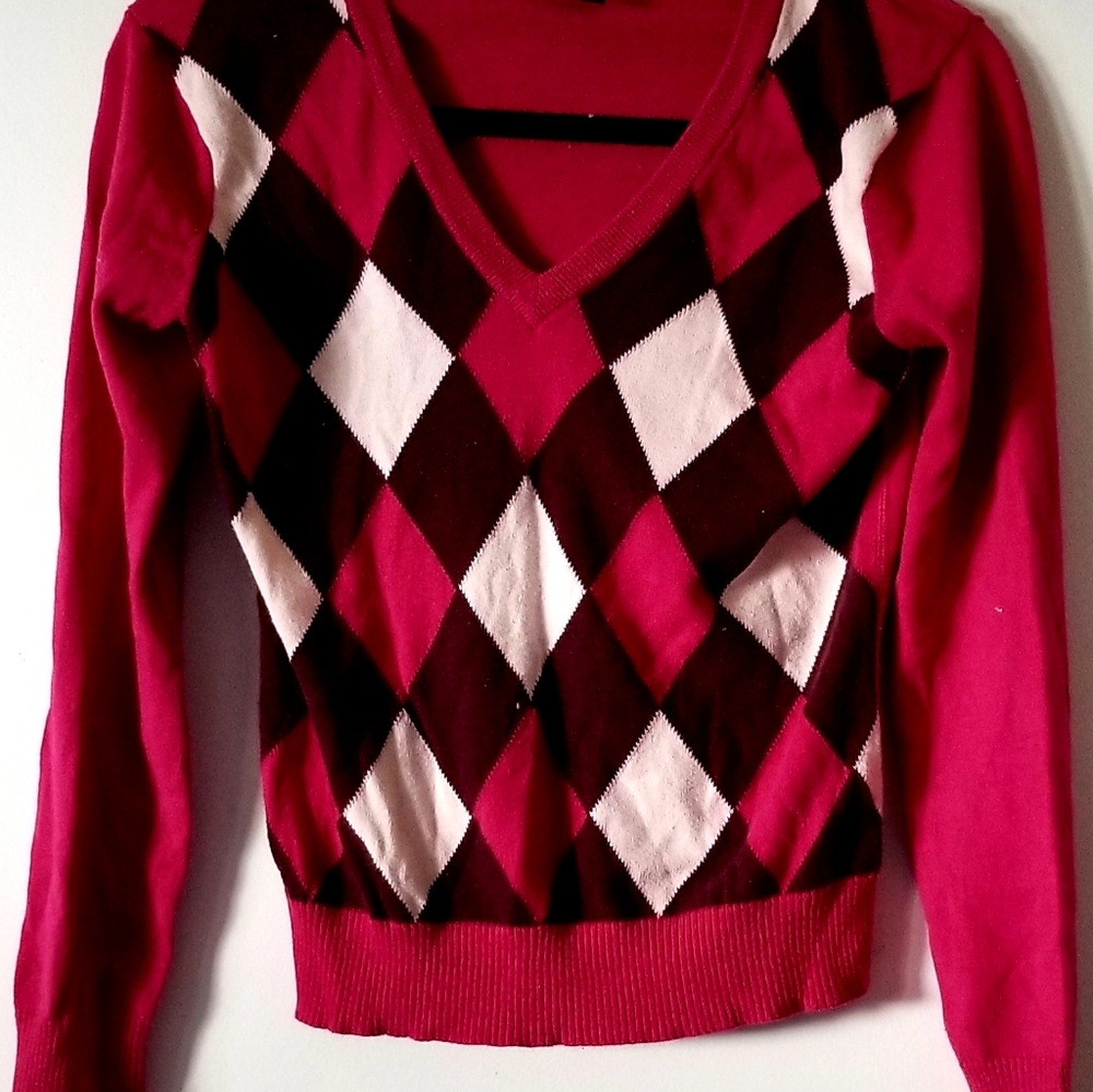 Women's Argyle Sweater